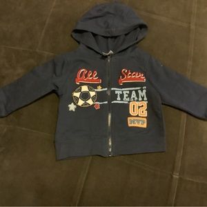 VINTAGE Baby Essentials Hoodie Size 9 Months  All Star TEAM 2002 MVP Pullover